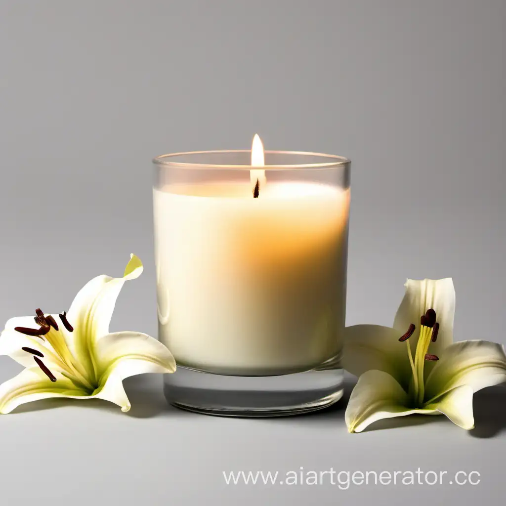 Soothing-Lily-Scented-Aromatic-Candle