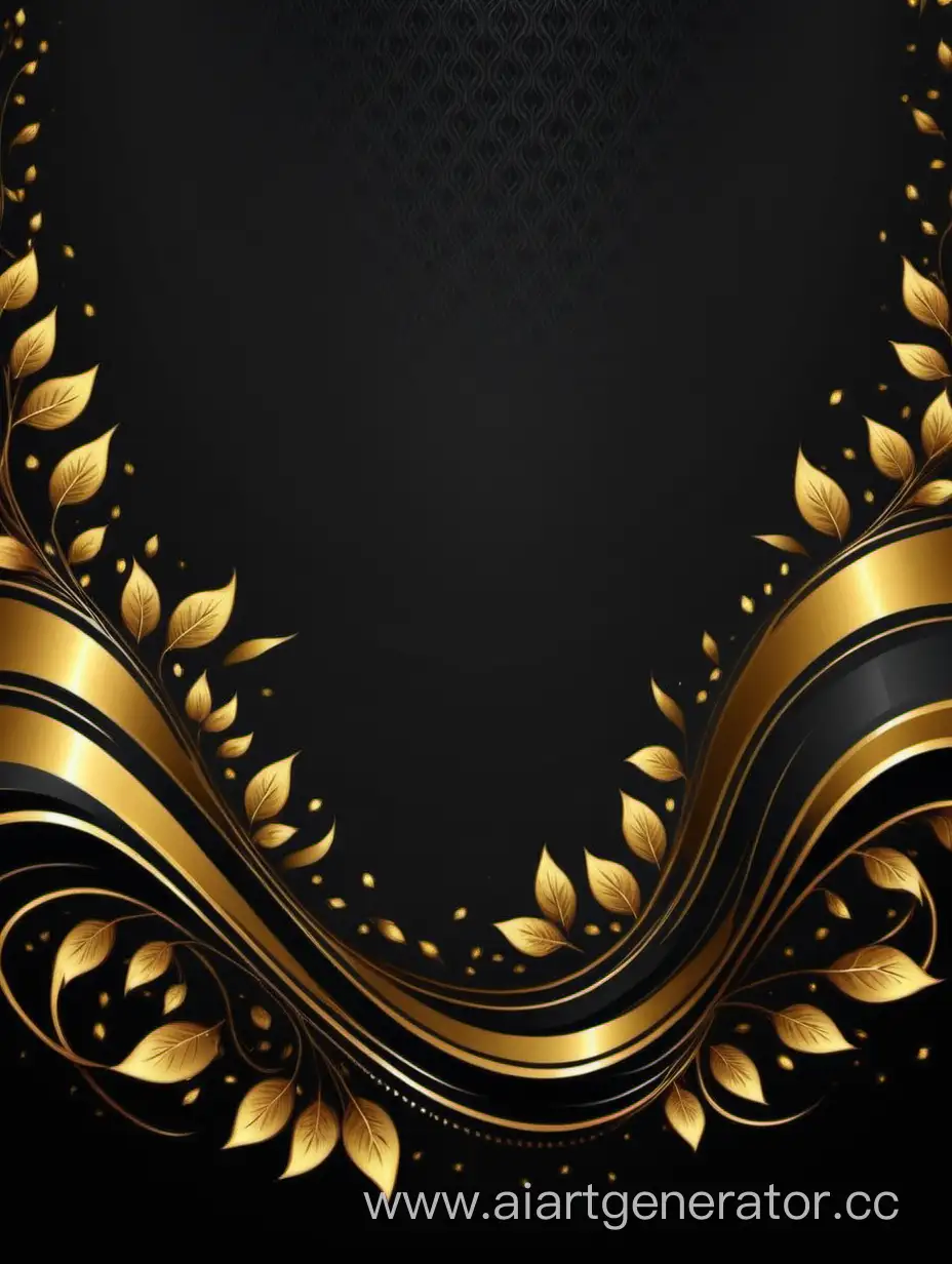 Luxurious-Golden-and-Black-Background-with-Premium-Elegance