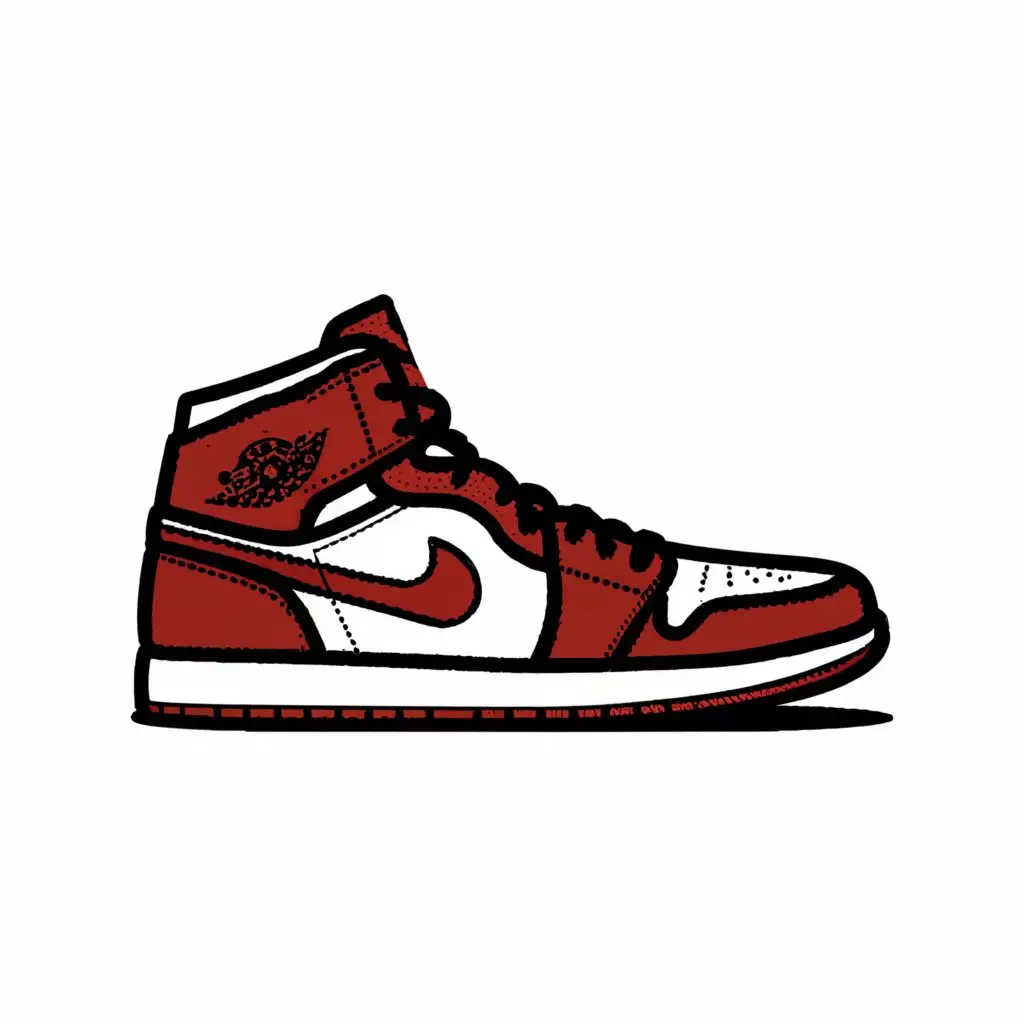 Use this exact same logo. Make it a clean look. And include the air jordan logo on the shoe