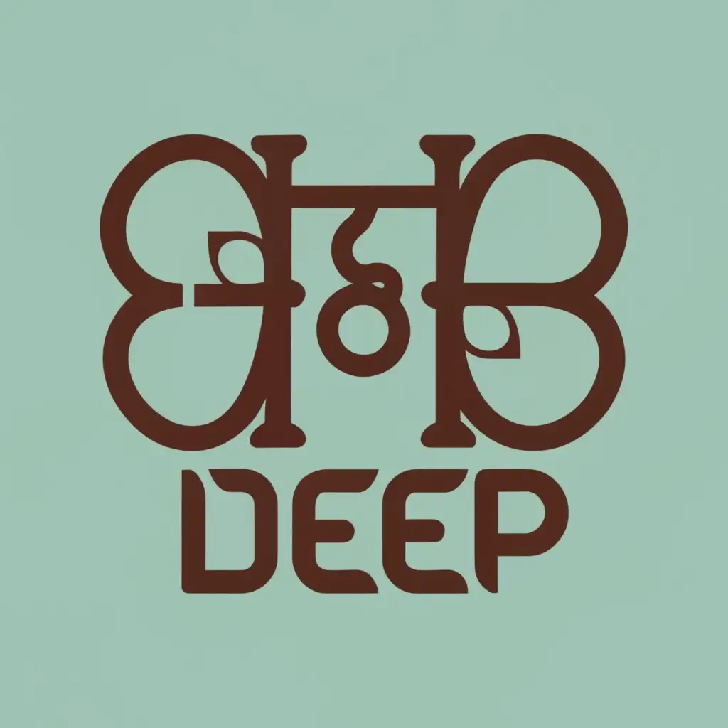logo, Poonam and deep in Sanskrit, with the text "Poonam deep", typography, be used in Home Family industry