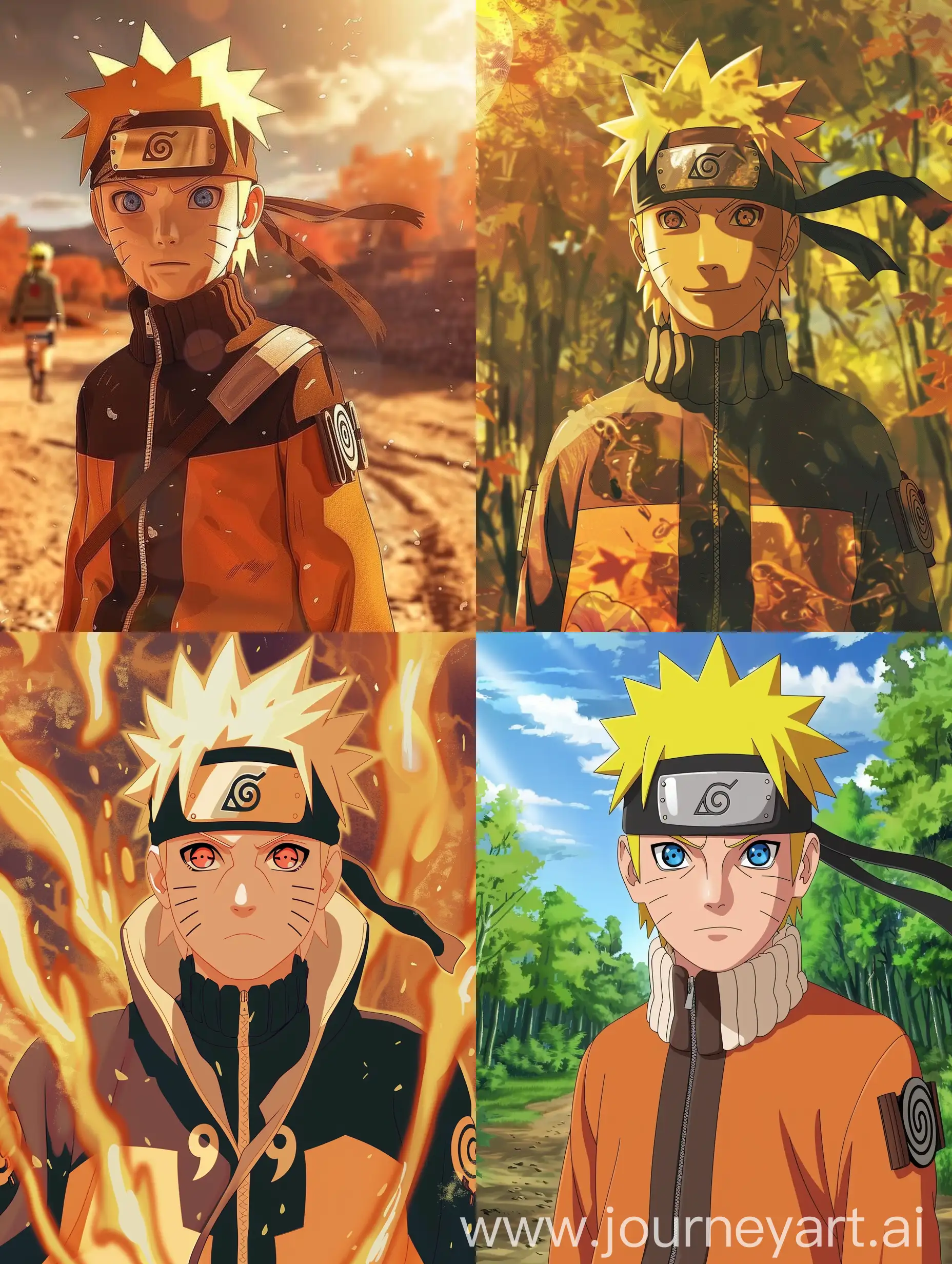 Naruto-Ninja-in-Action-Traditional-Japanese-Warrior-with-Kunai