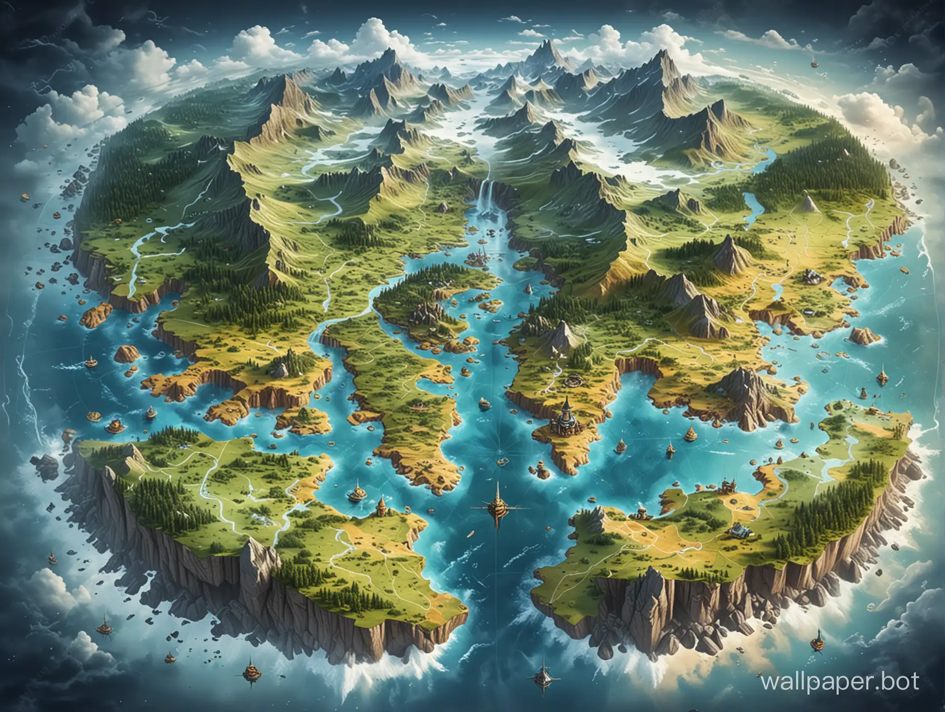 Top-View-Fantasy-World-Map-with-Varied-Landscapes-and-Weather-Conditions
