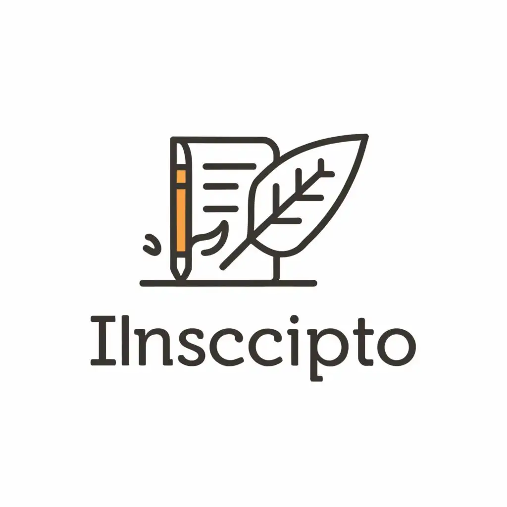 LOGO-Design-For-Inscripto-Elegant-Ink-and-Quill-with-Log-Book-Material-Design