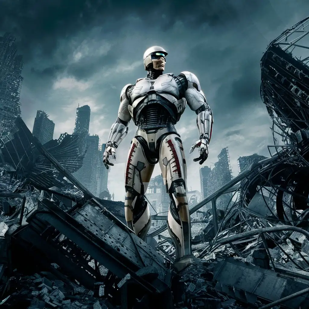 HighTech-Robocop-in-a-Devastated-Metropolis