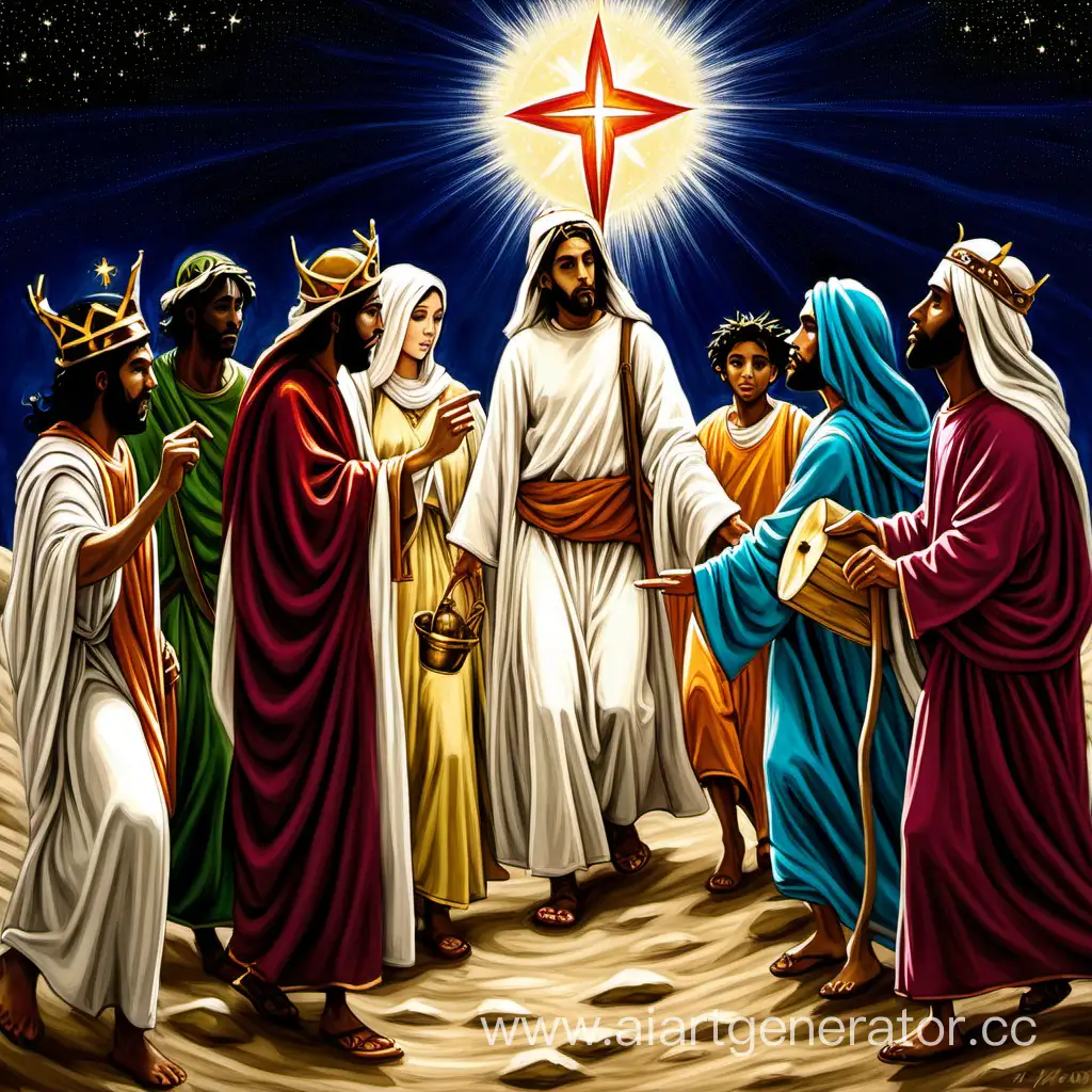 Magi-Journey-to-Jesus-in-a-Majestic-Painting