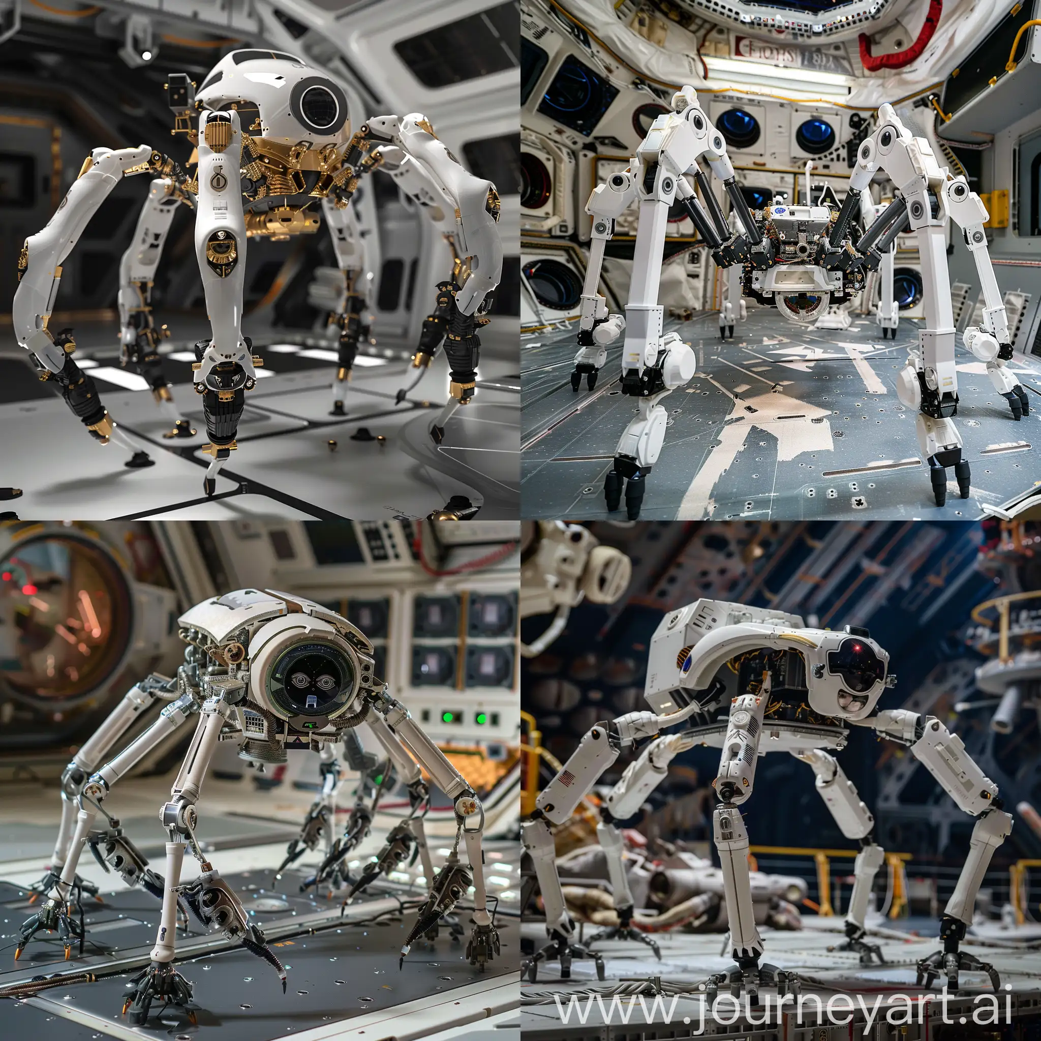 SixLegged-Robot-Exploration-in-Spacecraft