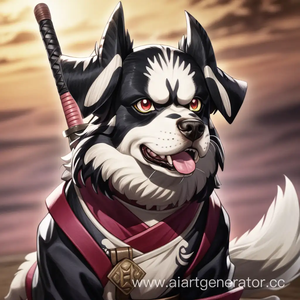 Demon slayer, dog as hashira(high rank of demon slayers) 