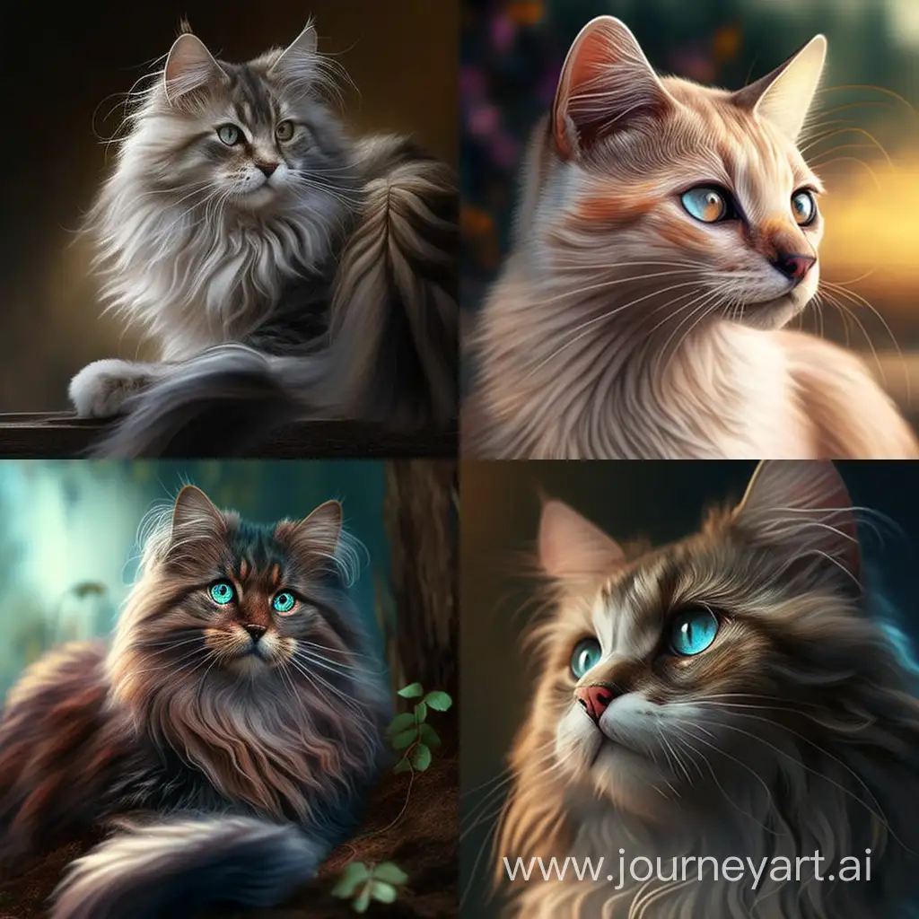 Beautiful-Cat-Portrait-with-Vivid-Colors
