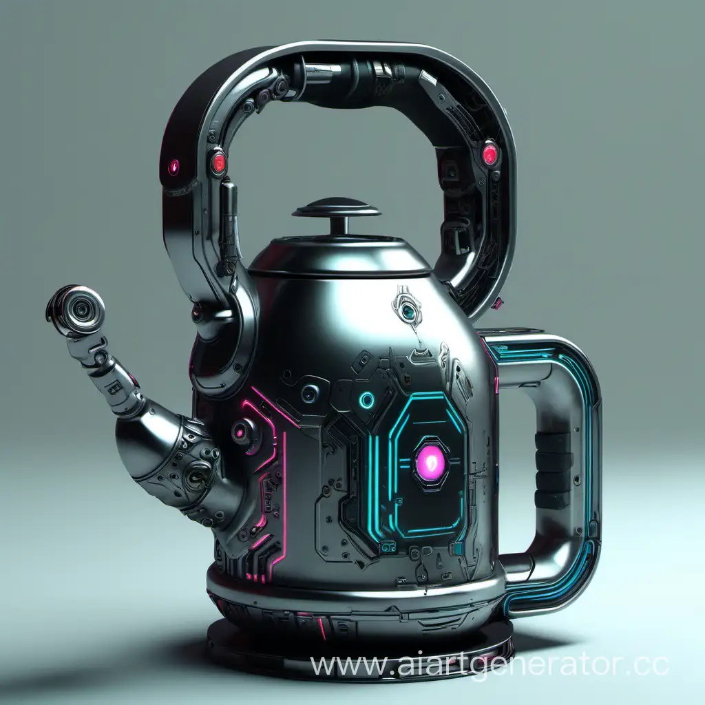 Futuristic-CyberpunkStyle-Kettle-with-Neon-Lights