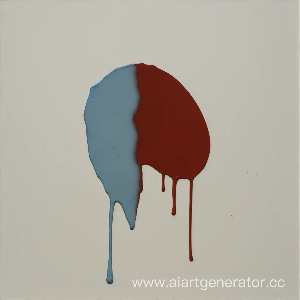 single cover, sadness, uncertainty, minimalism, staining of paint