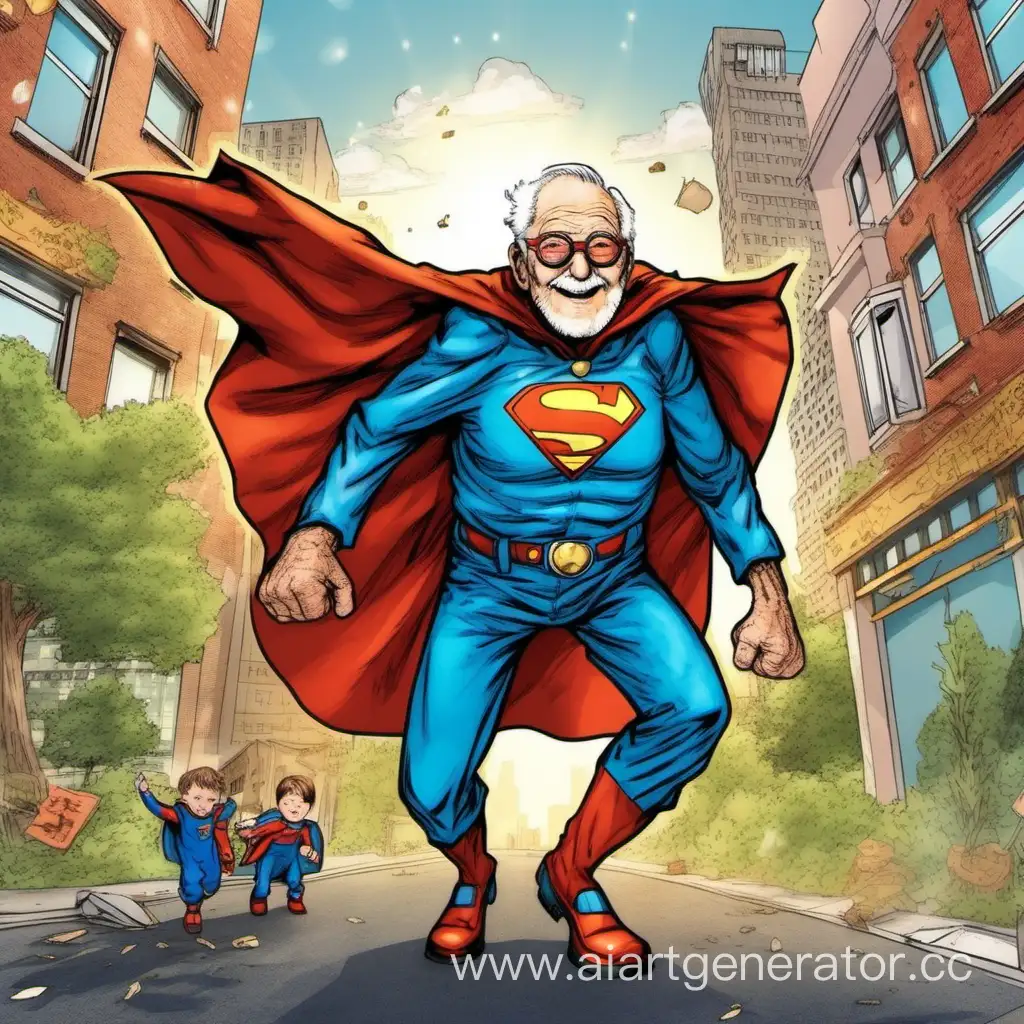 Courageous-Grandpa-in-Superhero-Costume-Saves-the-World