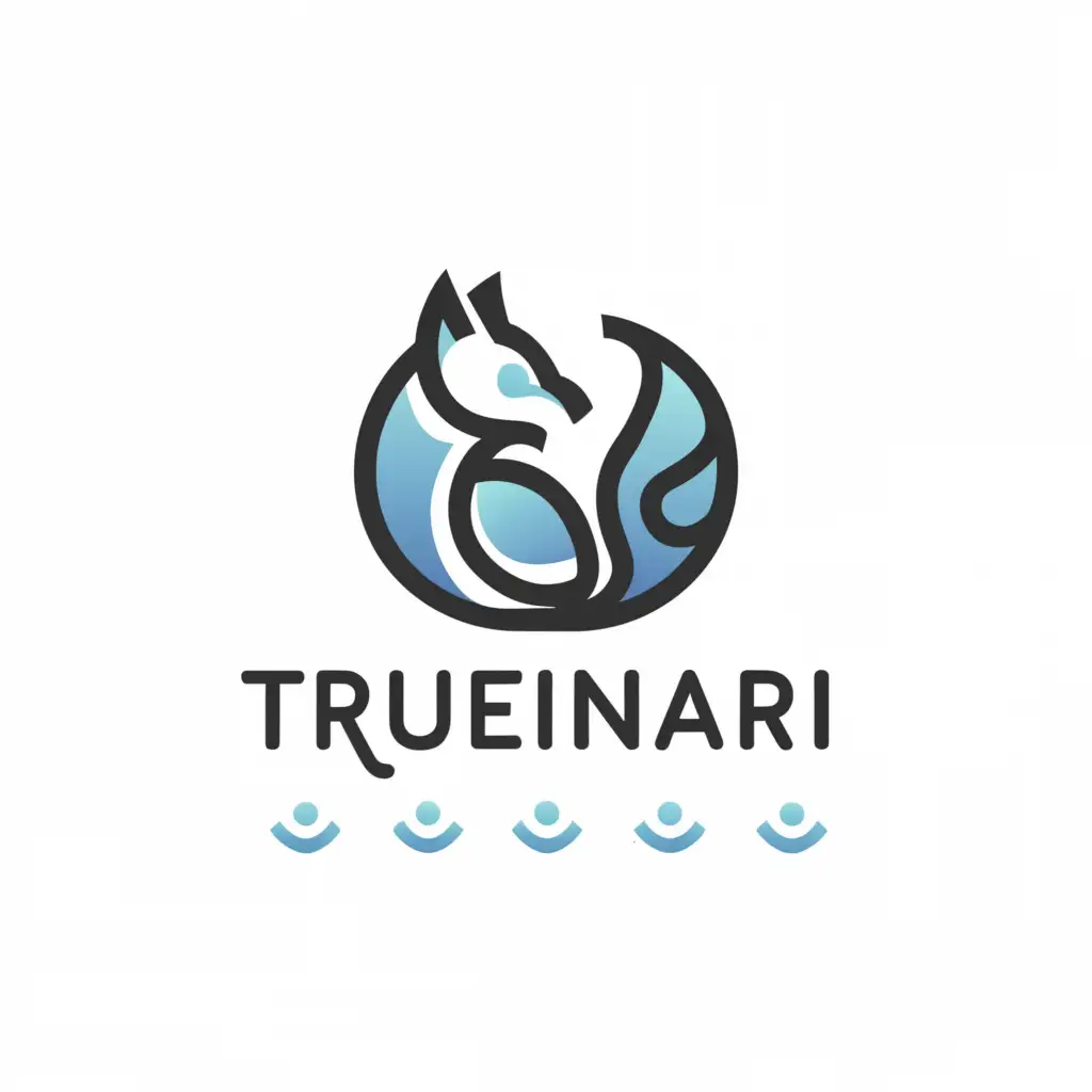 LOGO-Design-for-TrueInari-Captivating-Water-Fox-Emblem-for-the-Entertainment-Industry