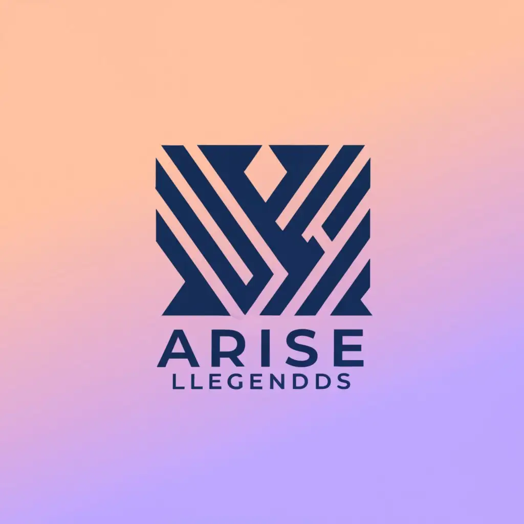 a logo design,with the text "Arise Legends", main symbol:ARL,complex,clear background