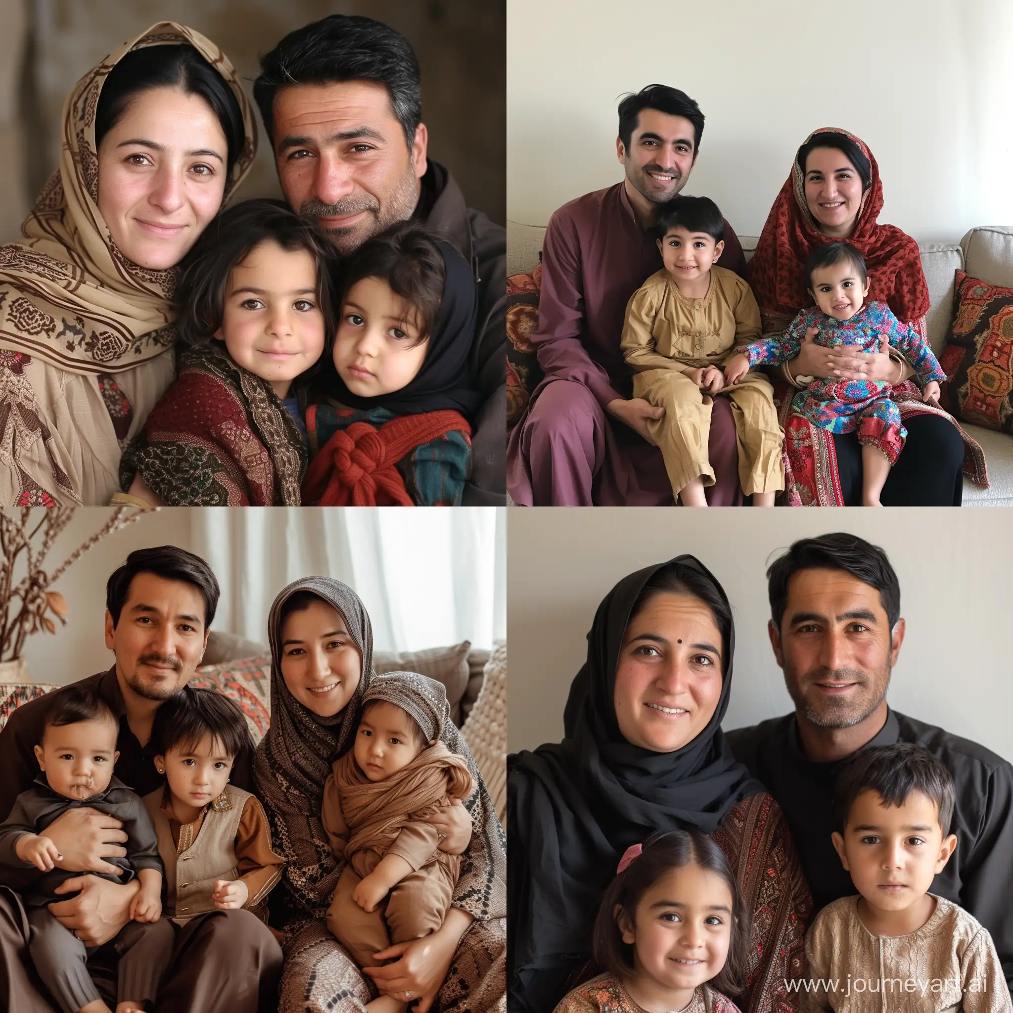 Афганская семья в США
