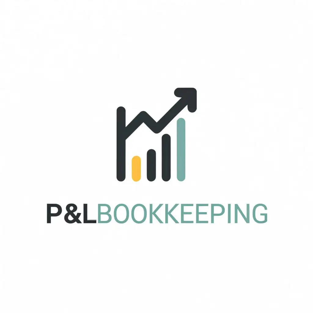 a logo design, with the text P&L Bookkeeping, main symbol: income chart/money sign, Moderate, be used in Finance industry, clear background