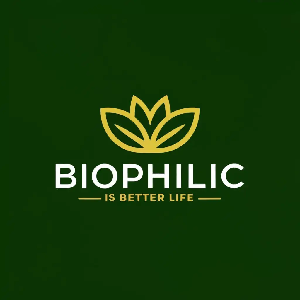 logo, logo, green color, seed image, background deep green, with the text "biophilic", typography, be used in Retail industry

sub text is better life., with the text "biophilic", typography, be used in Finance industry