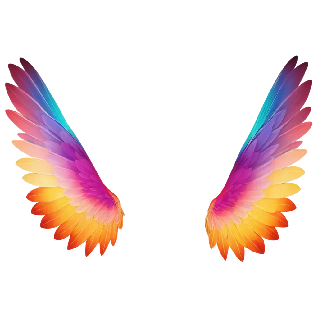 ailes multicolore 