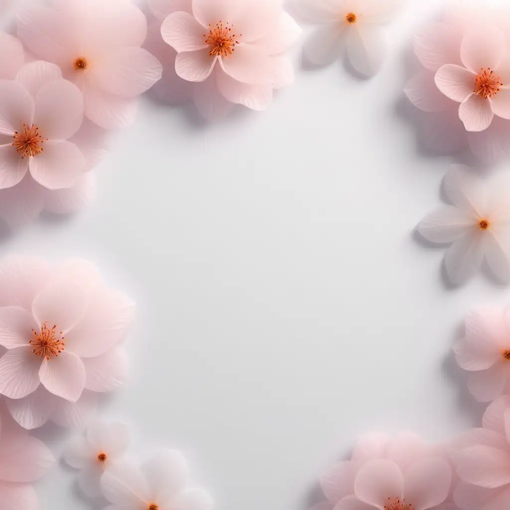  soft flowers for a design 

