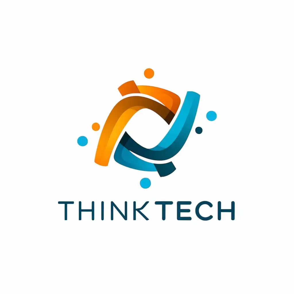 a logo design,with the text "ThinkTech", main symbol:ThinkTech,complex,be used in Retail industry,clear background