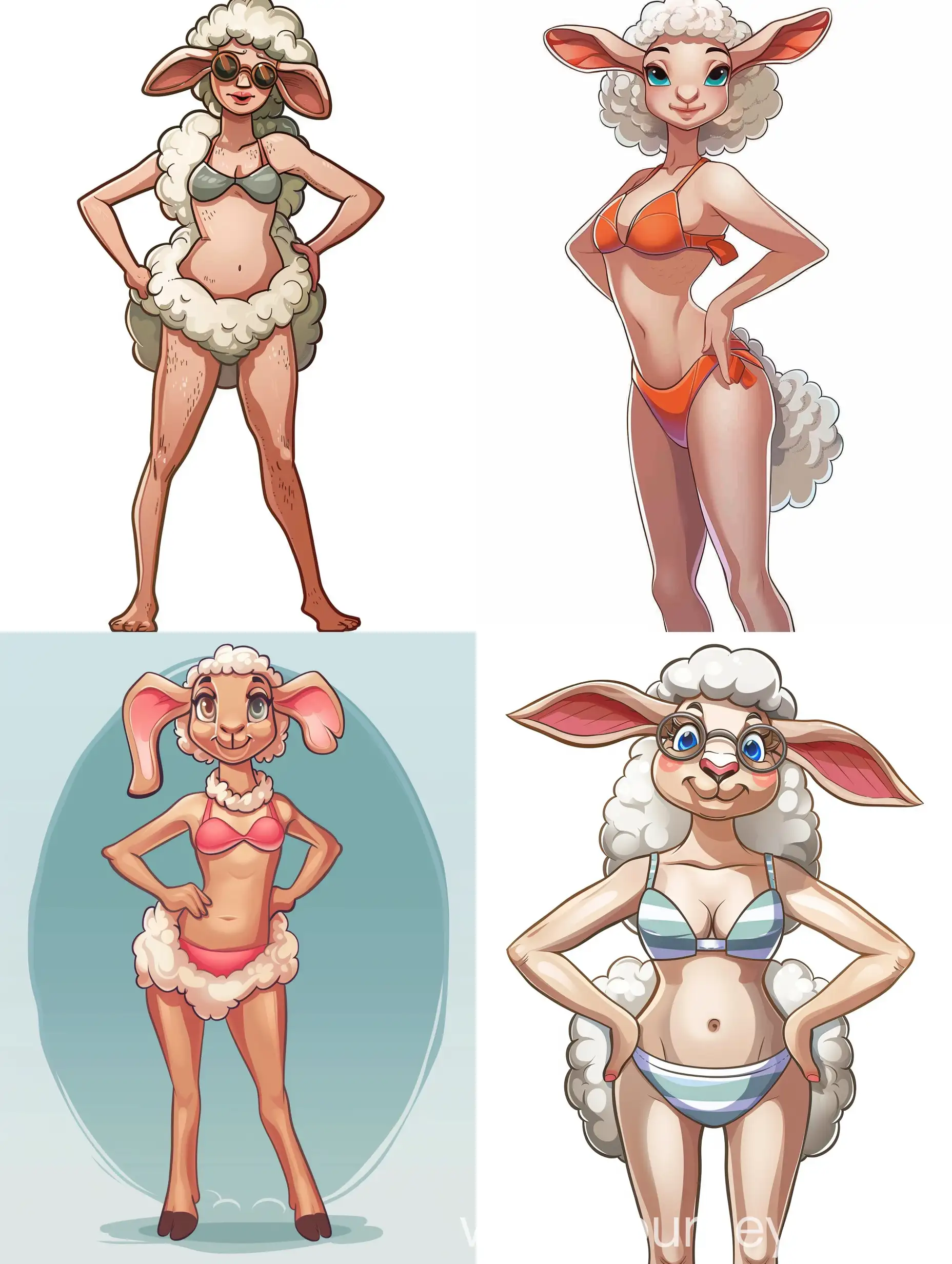 Cheerful-Cartoon-Adult-Sheep-in-Swimsuit-Pose