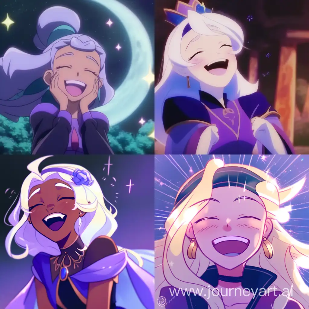 Sparklehaven rejoices as Luna restores the Lost Laugh, bringing joy to all.