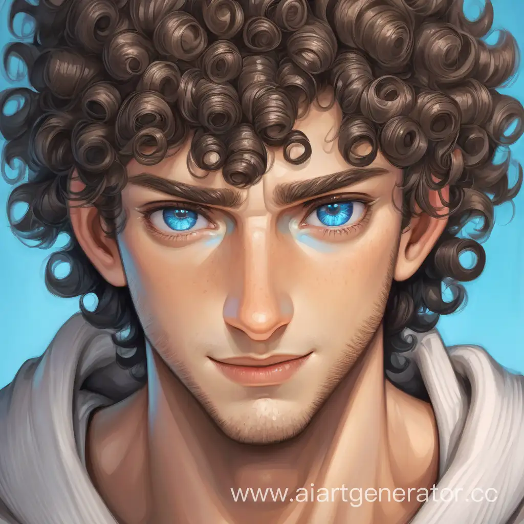Adorable-CurlyHaired-Child-with-Enchanting-Blue-Eyes
