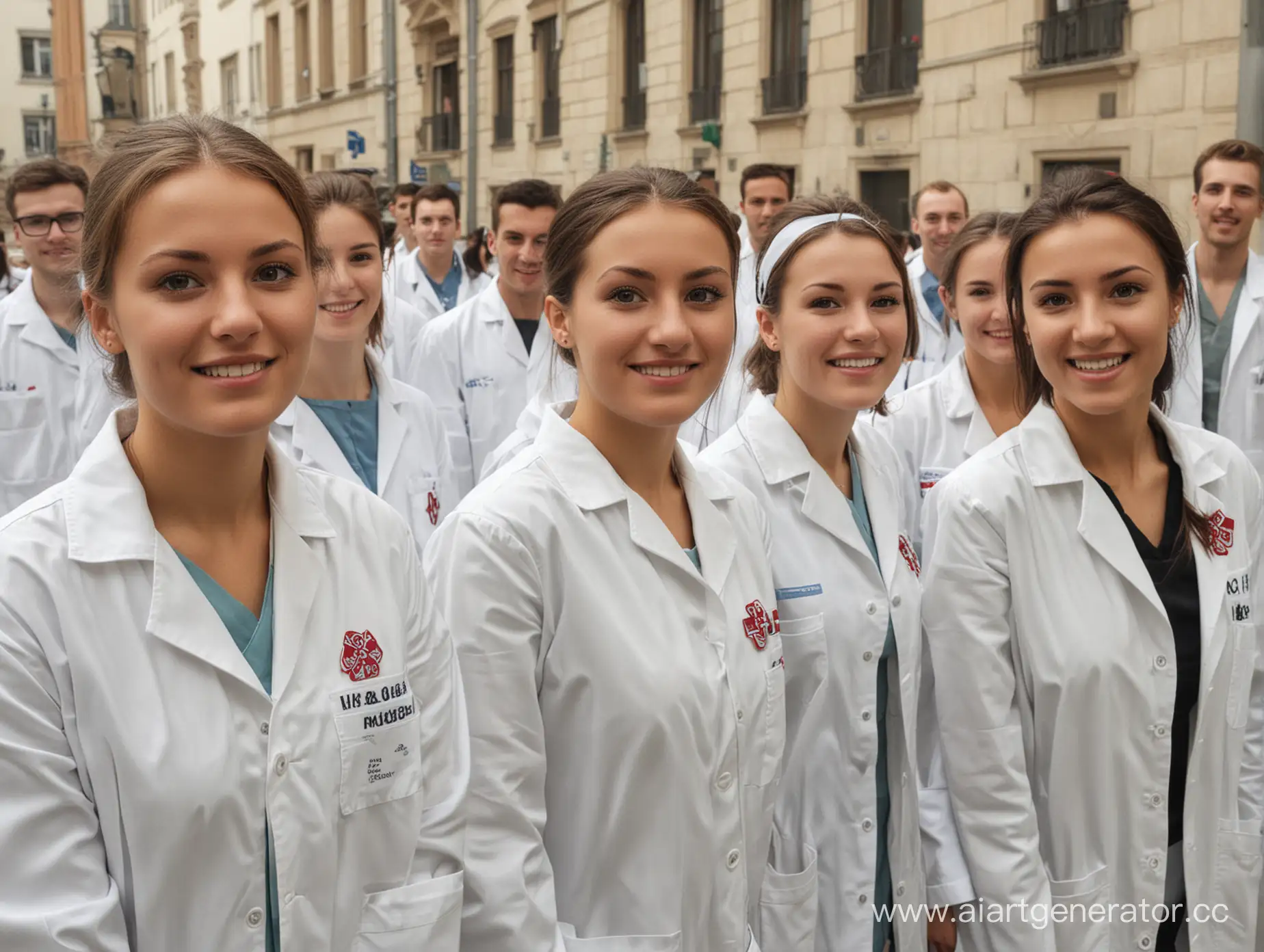 Студенты медицинского университета 