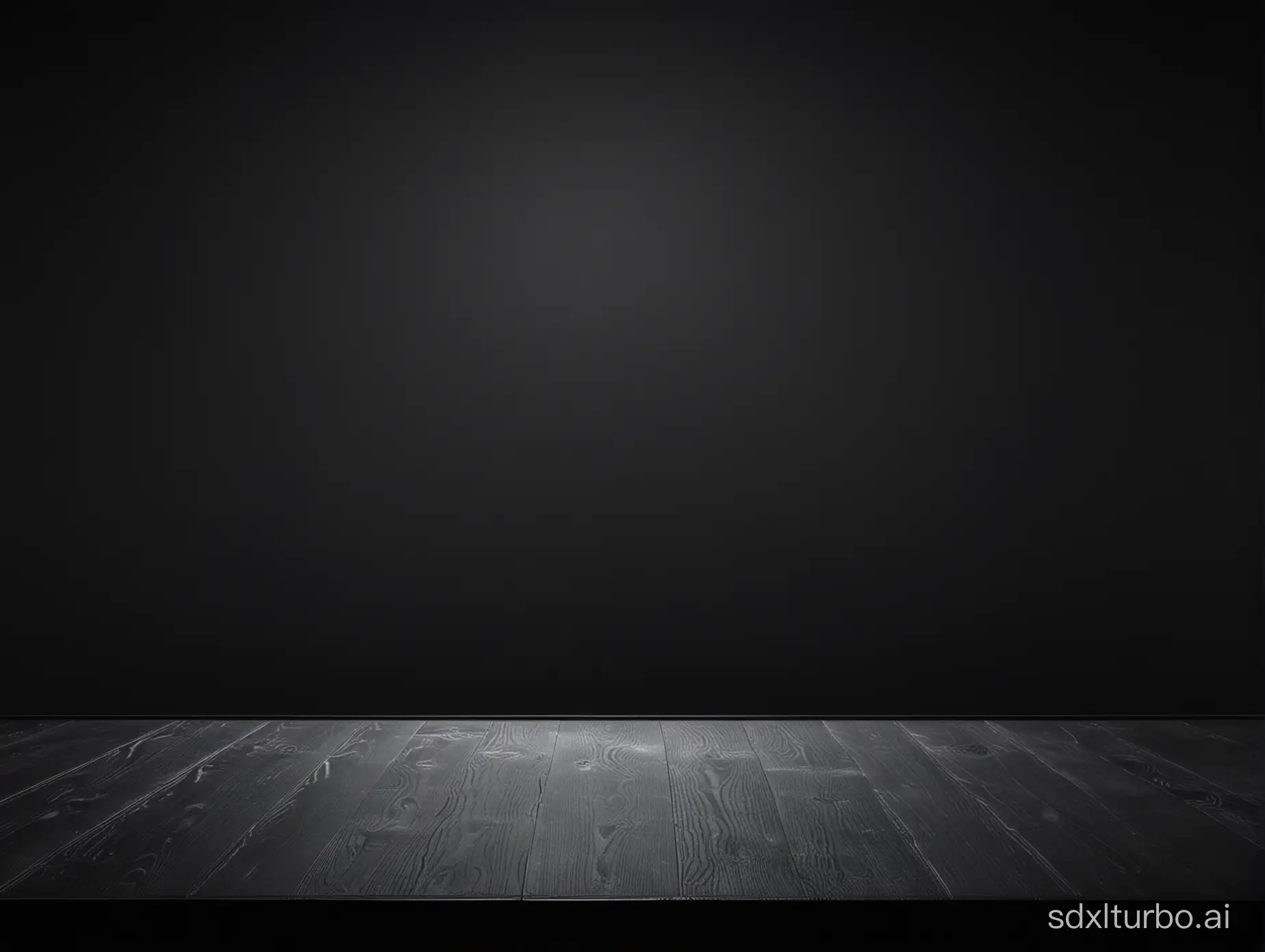 Elegant-Black-Table-in-Illuminated-Space