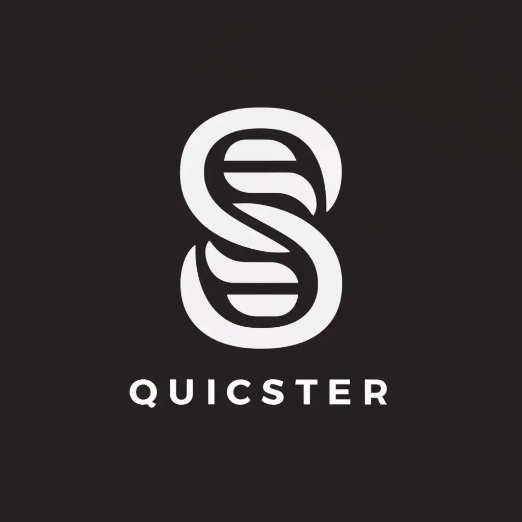 a logo design,with the text "Quicster", main symbol:QSR,complex,be used in Technology industry,clear background