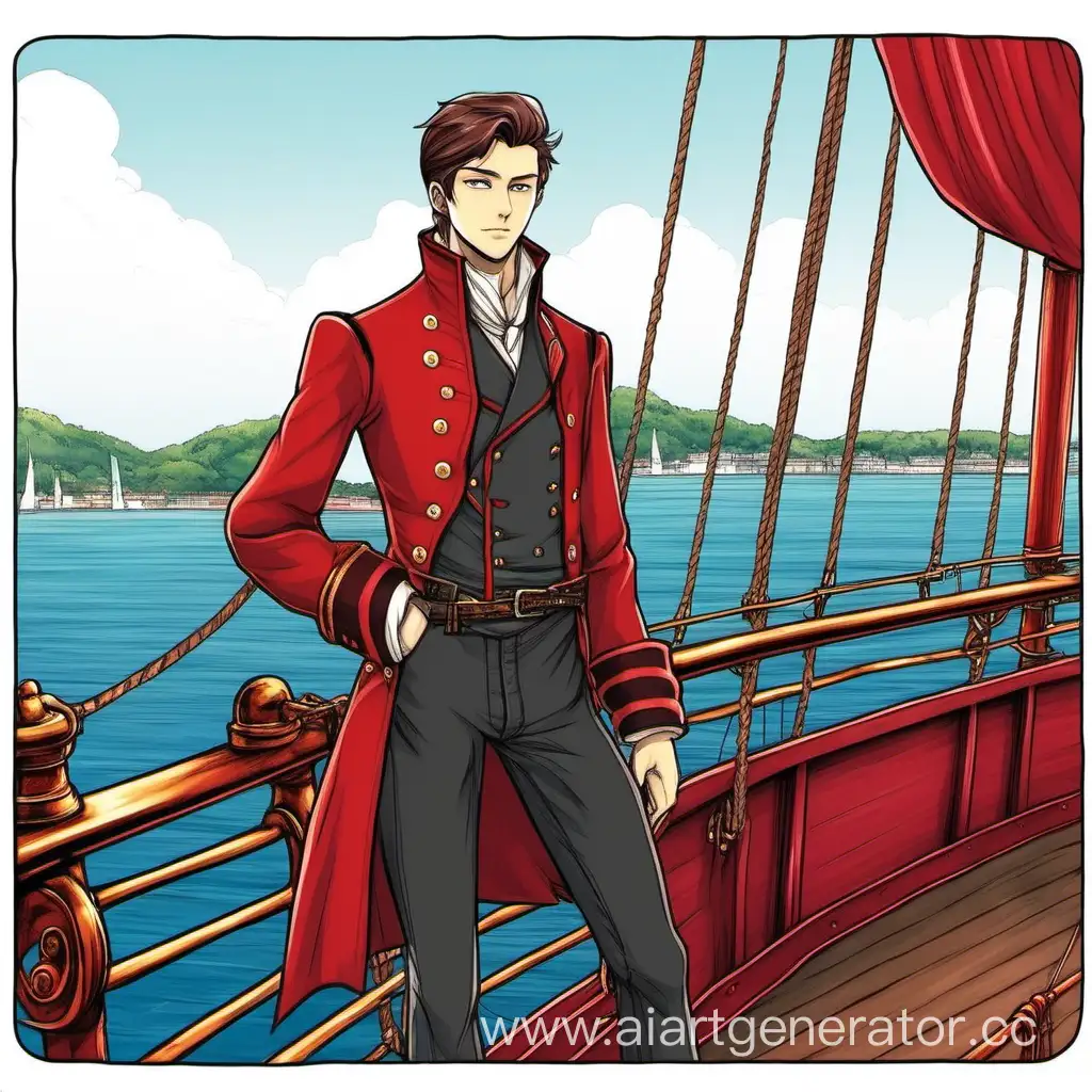 Romantic-Voyage-with-Crimson-Sails-A-Handsome-Youth-Guides-Assol-to-a-Dreamy-Land