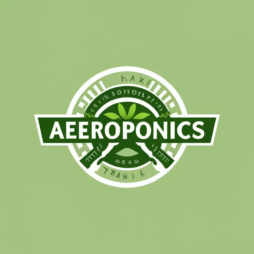 logo, aeroponics, with the text "aeroponics the revolution", typography, be used in Technology industry