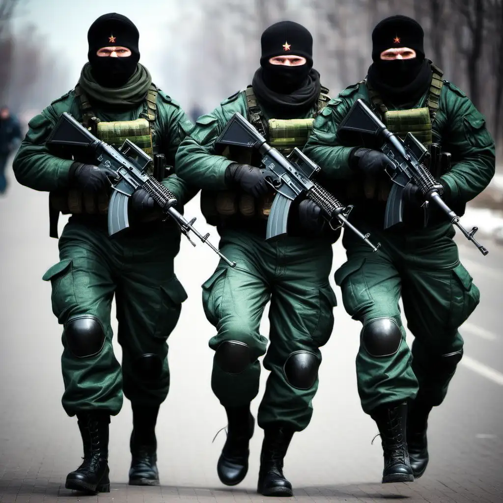 Elite Russian Spetsnaz Commandos in Action