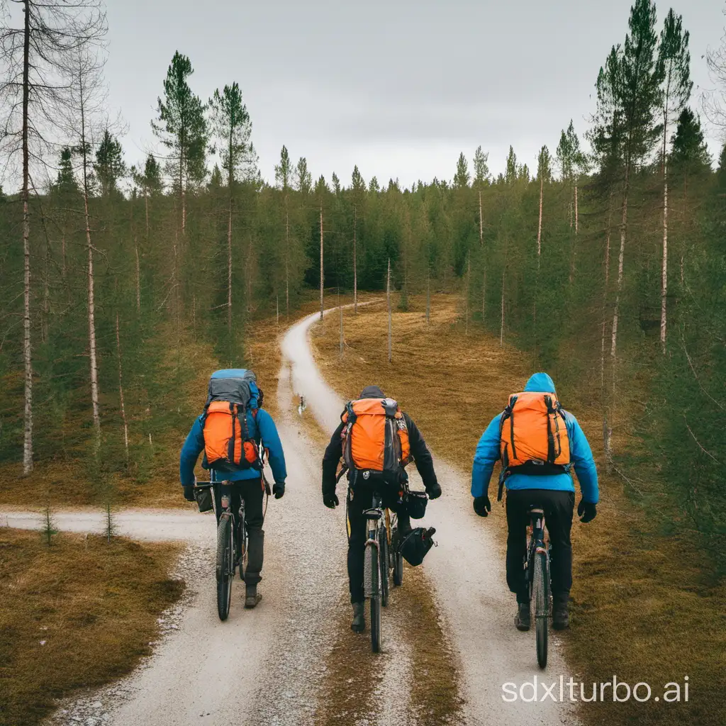 Trzech facetów po czterdziestce na bikepackingu w Szwecji