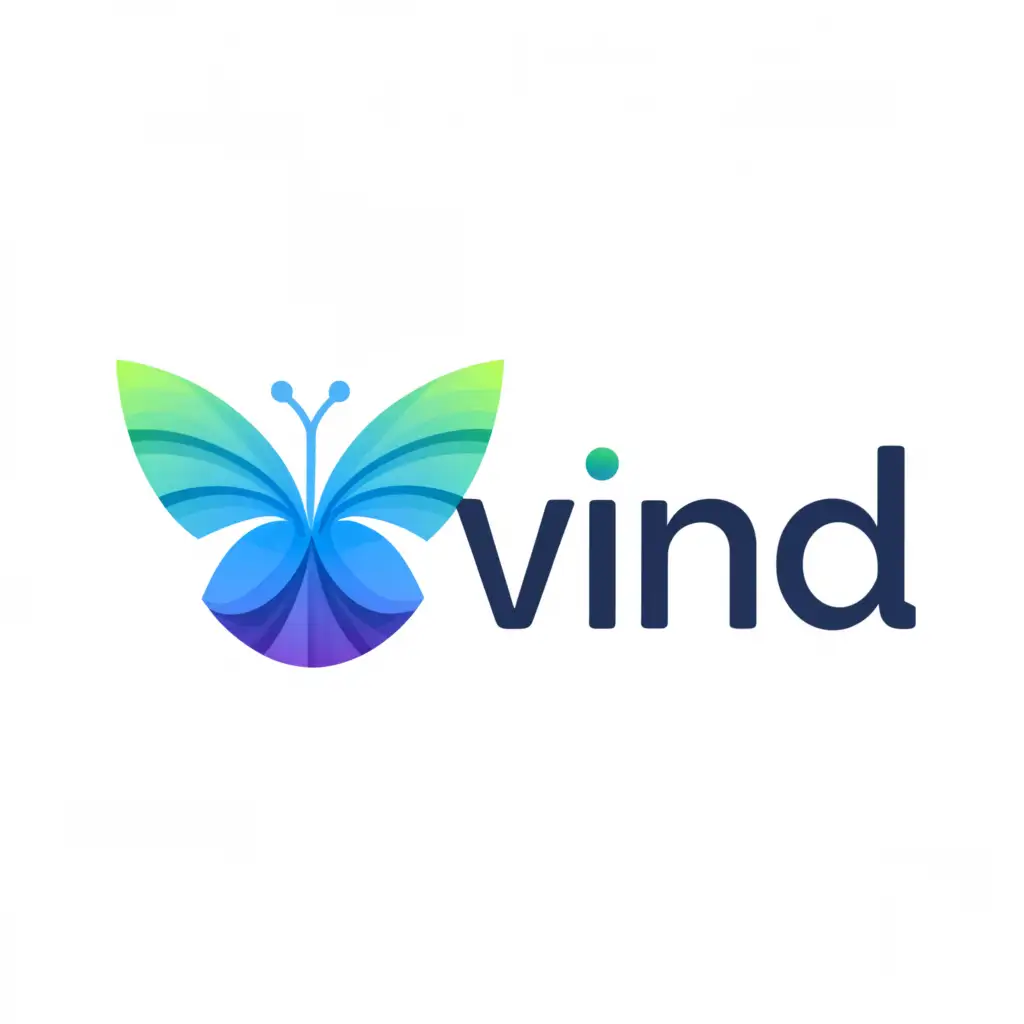a logo design,with the text 'Vivid', main symbol:colorful butterfly or something unique and simple,Moderate,be used in Finance industry,clear background