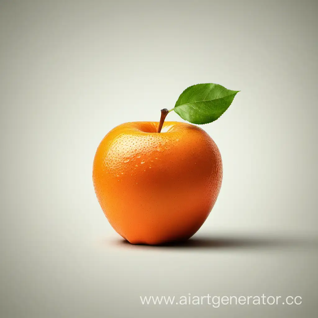 Vibrant-Orange-Apple-in-Sunlight-Freshness-and-Brightness
