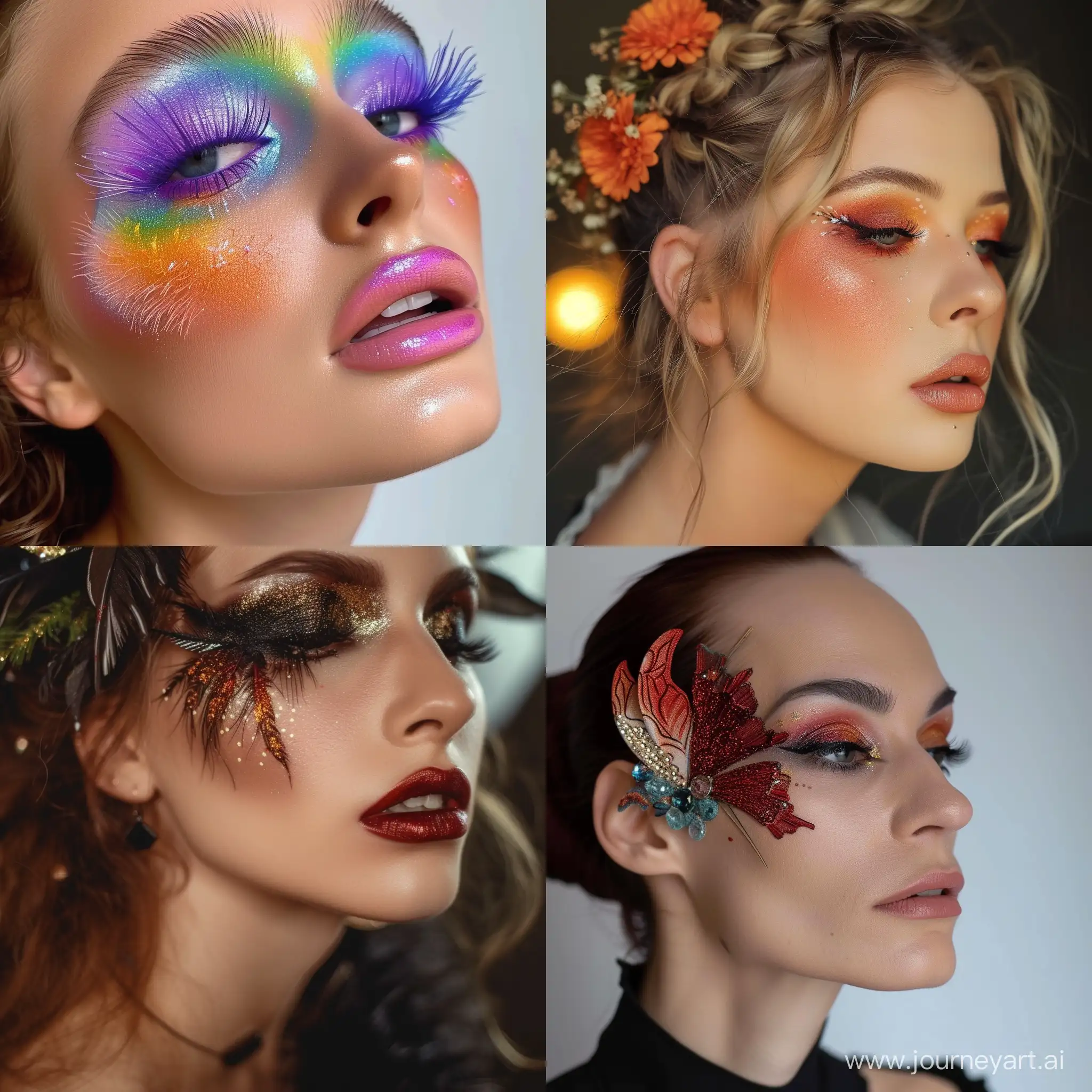 Vibrant-Makeup-Creation-with-6-Color-Variations-in-a-11-Aspect-Ratio-Beauty-and-Art-Fusion