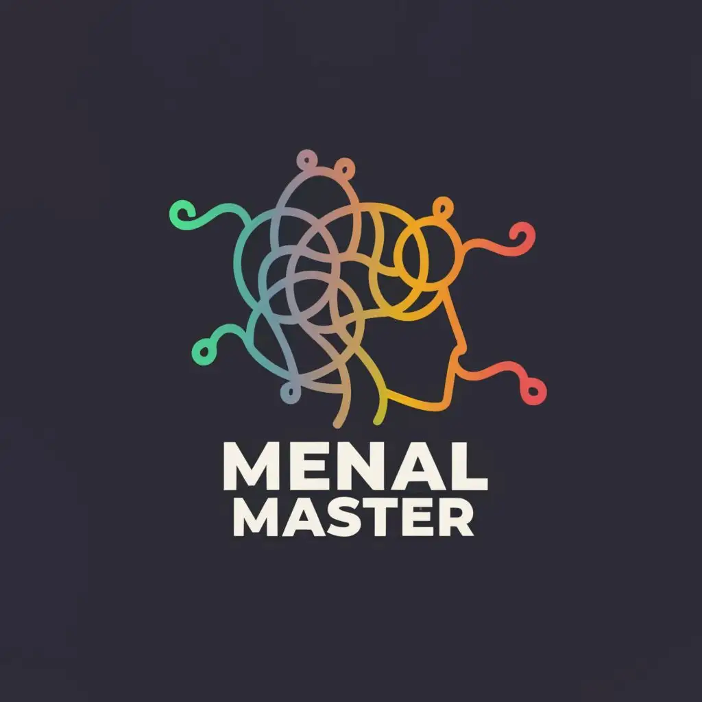 logo, Mental Master, with the text "Mental Master", typography