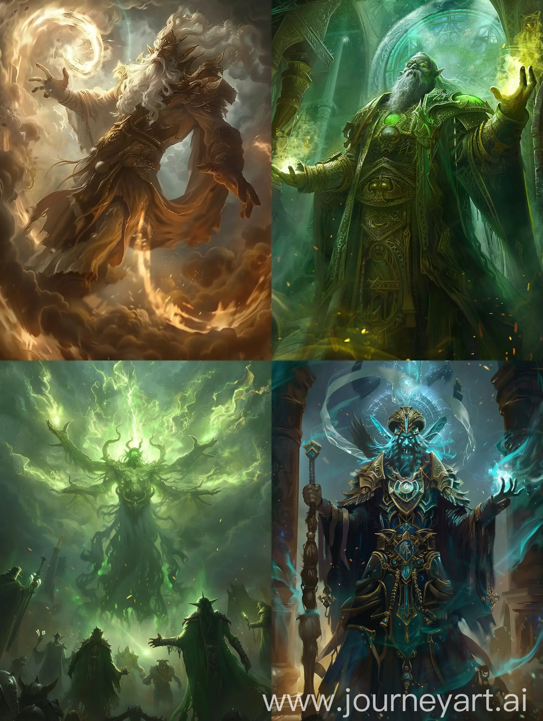 The Call of the forgotten gods, Gods, deity, curse, metaphysics, faith, in the style of world of warcraft