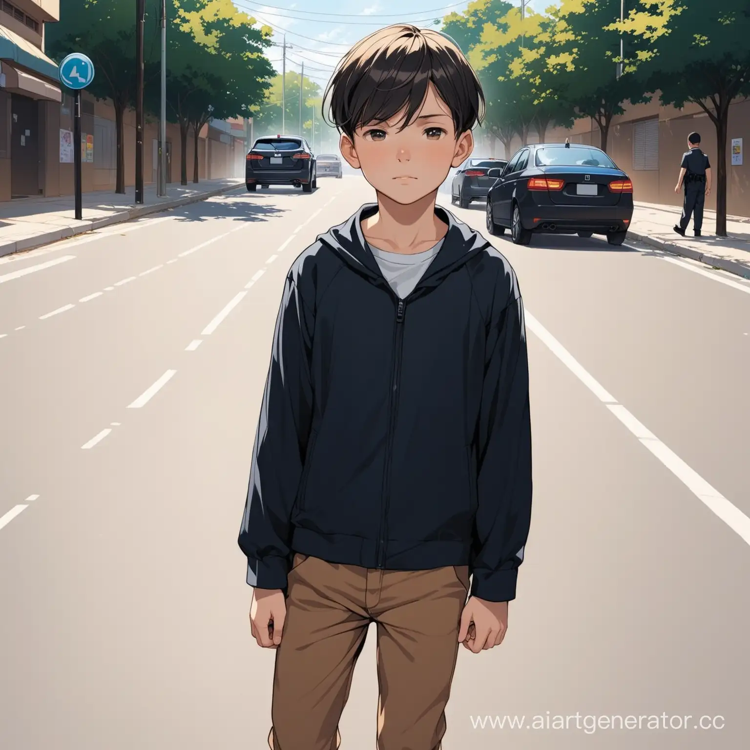 Youthful-Explorer-12YearOld-Boy-Venturing-the-Urban-Landscape
