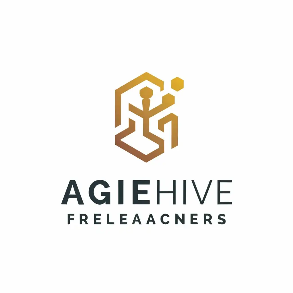 a logo design,with the text "AgileHive Freelancers", main symbol:Crafting Success,Moderate,be used in Education industry,clear background