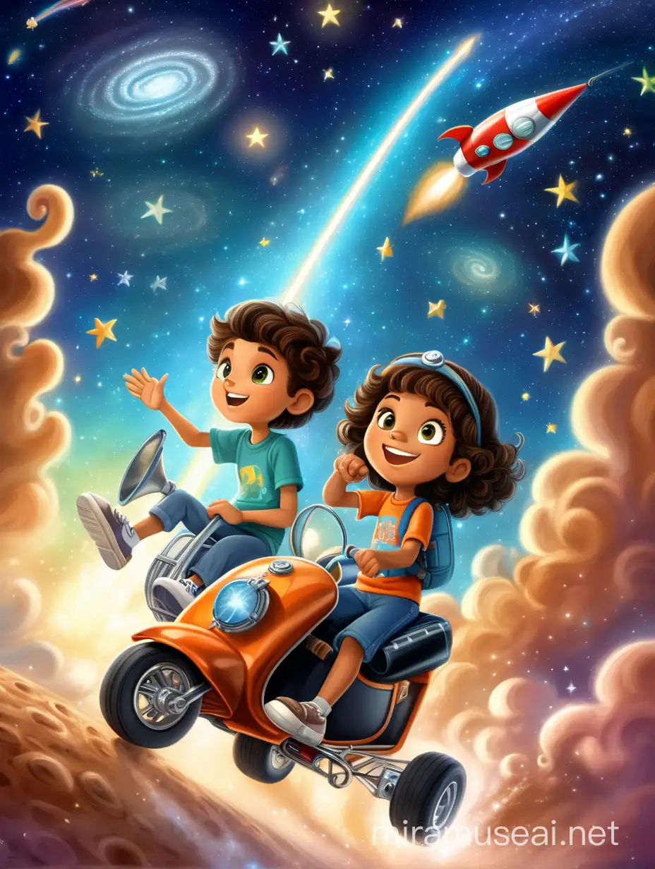 ne fateful day, as the stars whispered warnings of impending doom, Milly and Milton's paths crossed. Milly, with her magical wand in hand, soared through the sky on her shimmering comet, while Milton, riding his trusty rocket, zoomed through the galaxies with determination in his eyes. Their meeting was no coincidence. Middle Eastern muslim kids
