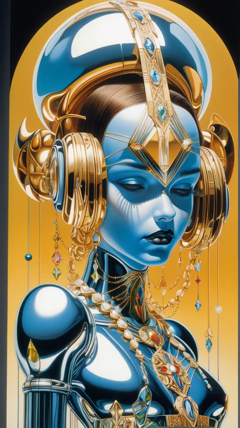 art by agnes lawrence pelton, lomo, graphic novel, art by Jeff koons, powerful, gothic Sci-Fi, by jose tapiro Y baro, glass paint, cinematic light, jewels, highly detailed, clear focus