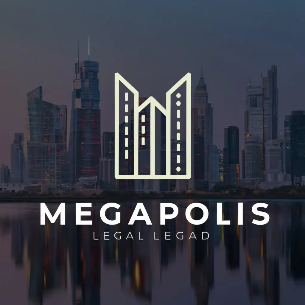 a logo design,with the text "megapolis", main symbol:only text no symbol

,Moderate,be used in Legal industry,clear background
