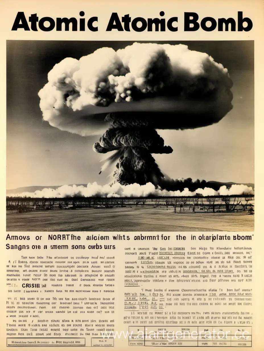 Информация о атомной бомбе