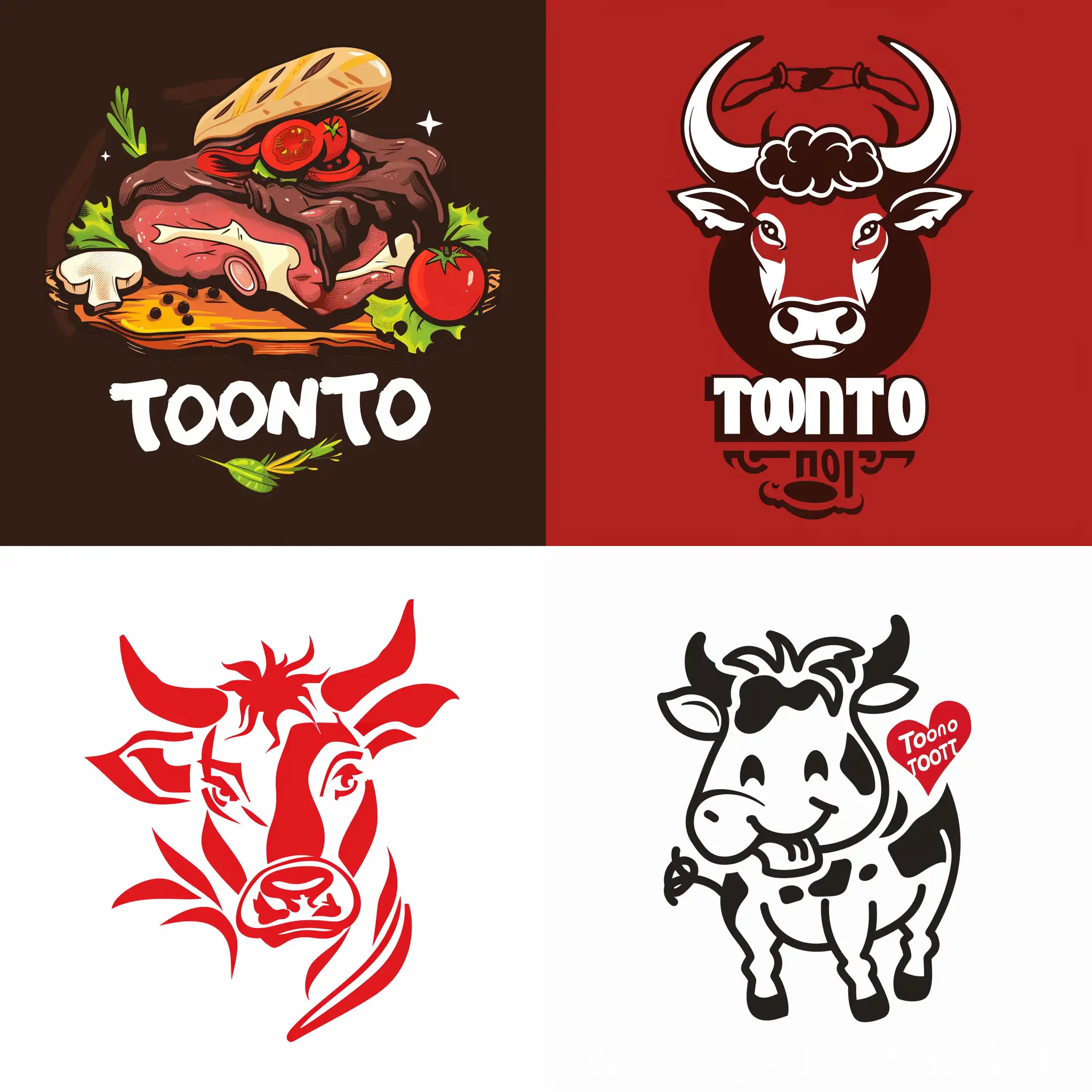 create a logo for the production of semi-finished meat products "Toonto" in Buryatia, which will convey family values, hearth, care and traditions of the Buryat people