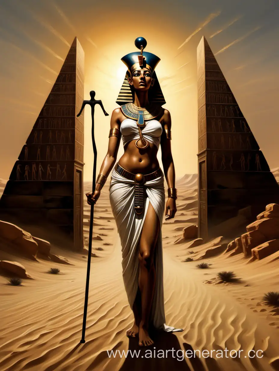 AweInspiring-Depiction-of-Amentet-Egyptian-Afterlife-Procession-at-Sunset