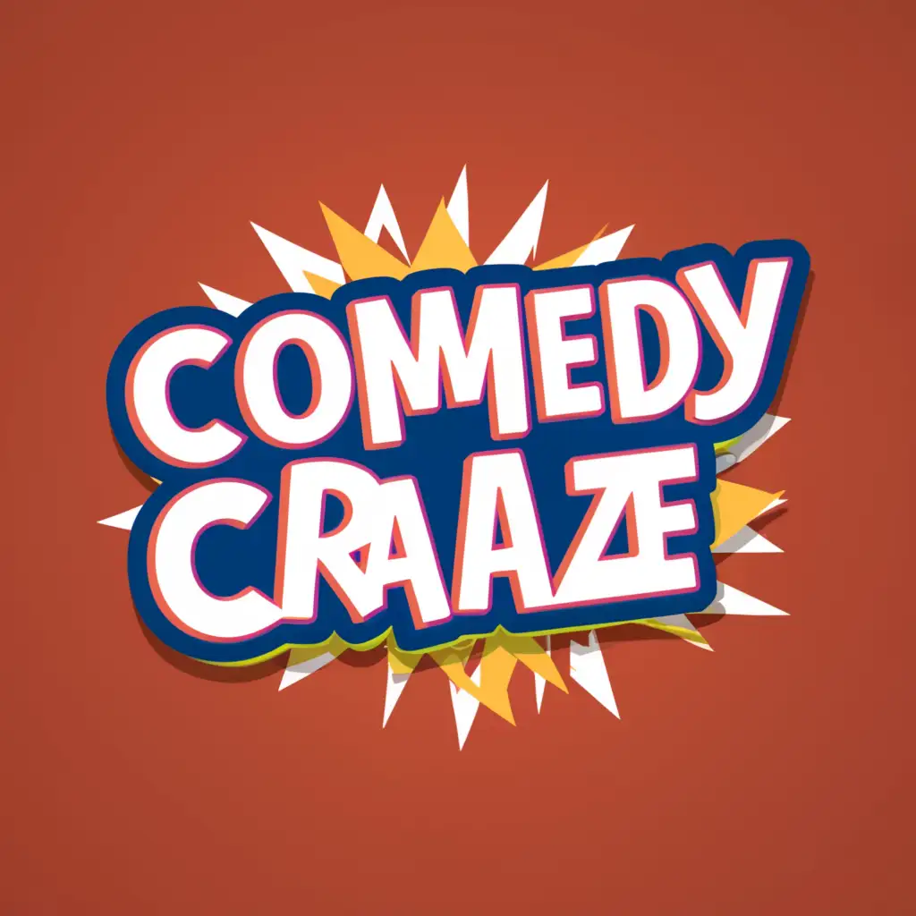 LOGO-Design-for-Comedy-Craze-Playful-Typography-with-a-Hint-of-Sophistication