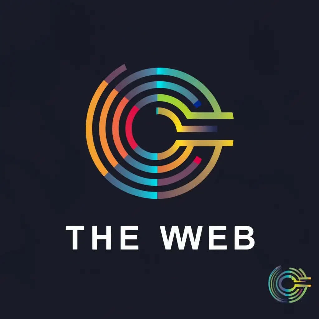 a logo design,with the text "the web", main symbol:web,Moderate,be used in Technology industry,clear background