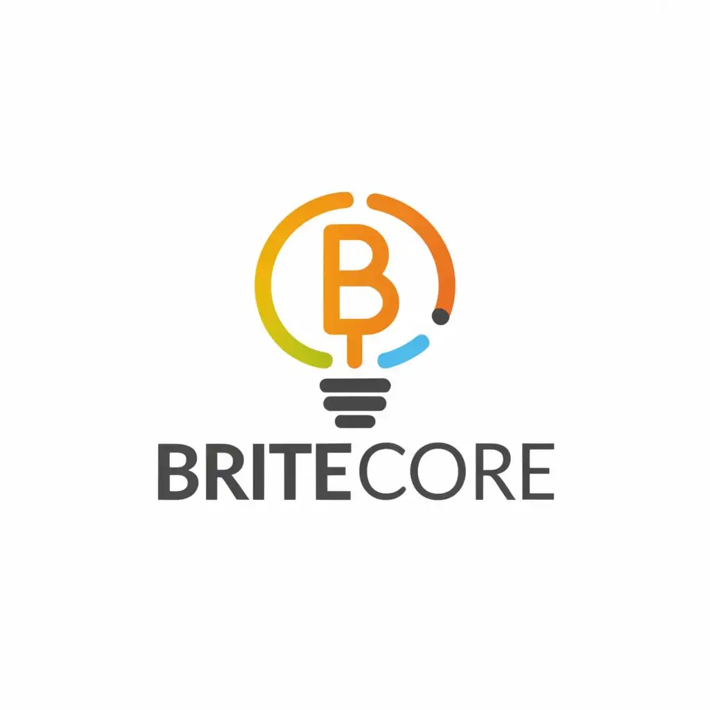 a logo design,with the text "BRITE CORE", main symbol:BC,Moderate,be used in Construction industry,clear background