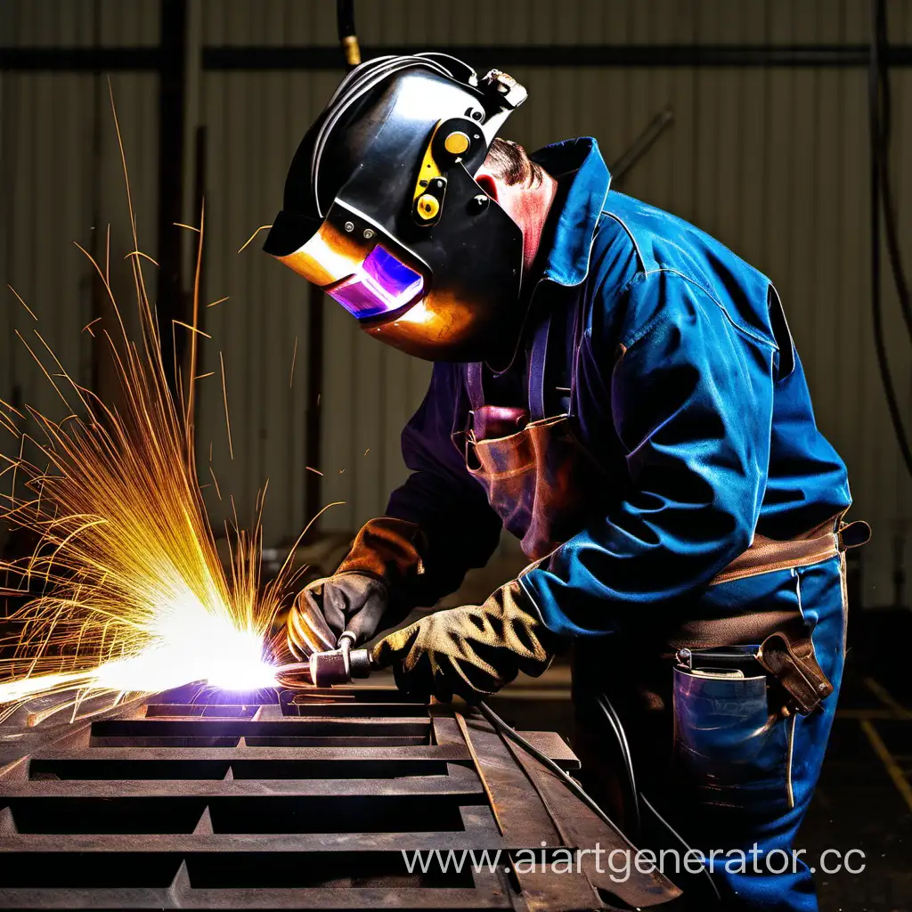 Skilled-Welder-Working-with-Metal-in-Industrial-Setting